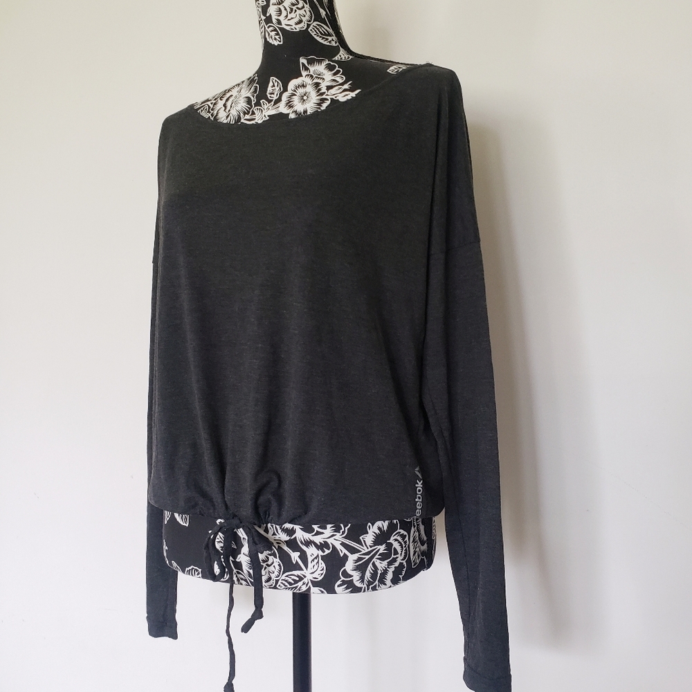 Reebok drawstring waist top